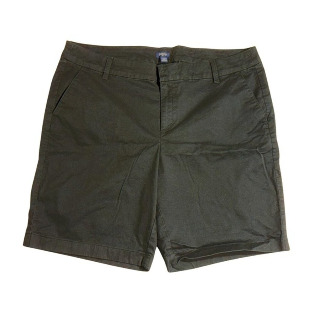 J.Crew Frankie Bermuda Chino Shorts 🖤 Size 16 - Classic & Chic!